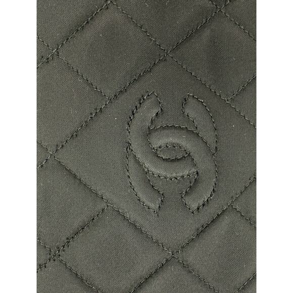 Chanel Vintage Small Fabric Top-Handle Bag with Amber Resin Chain - Picture 7 of 16